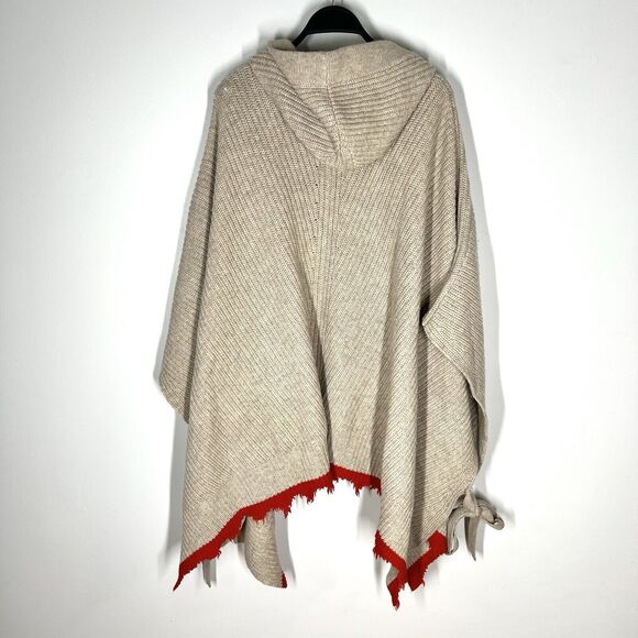 Zadig & Voltaire Sz XS/S Callista Poncho Hooded Wool Yak - Picture 3 of 12